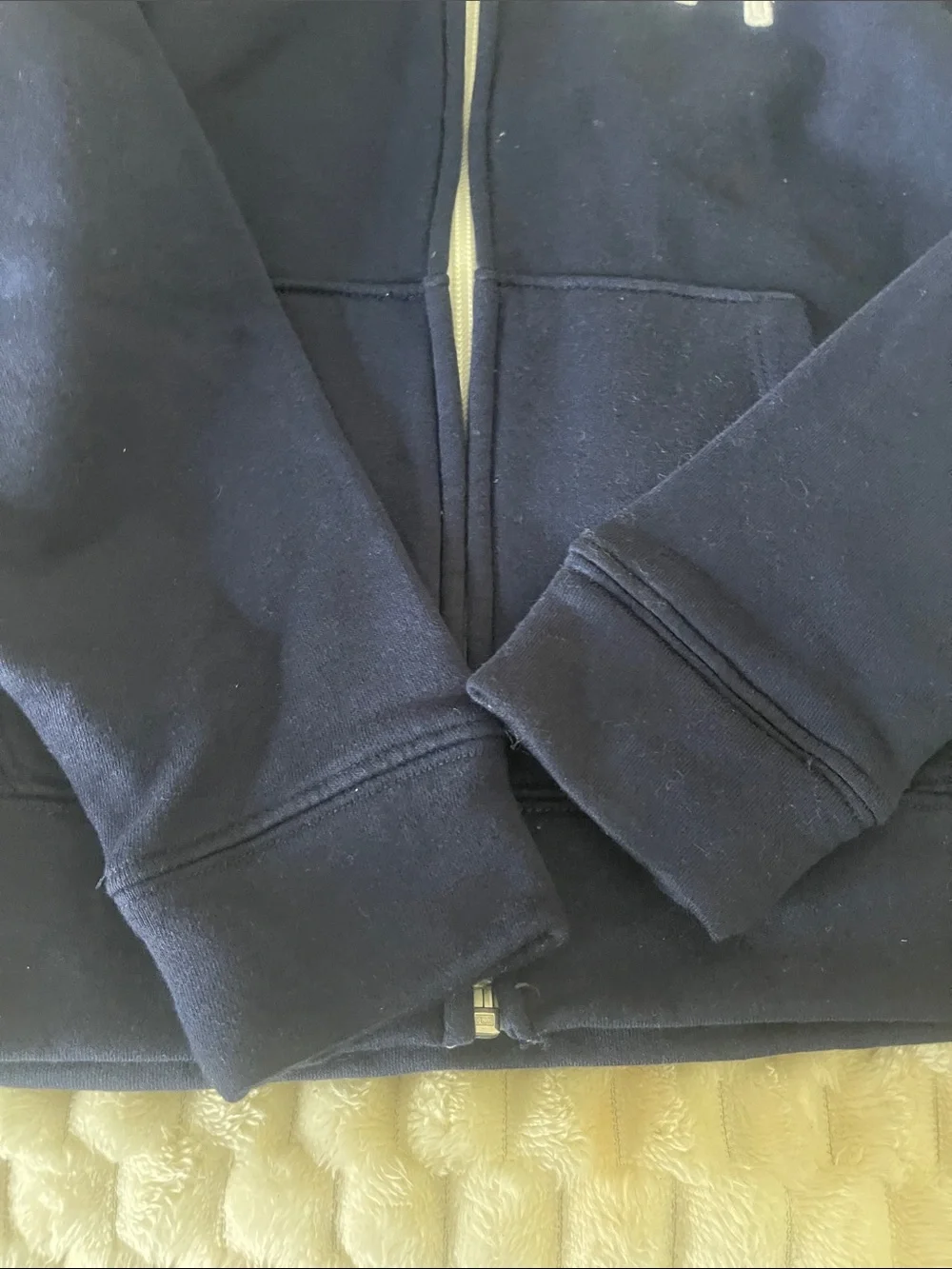 Old Navy Navy Blue Boy’s Full-Zip Hooded Sweatshirt